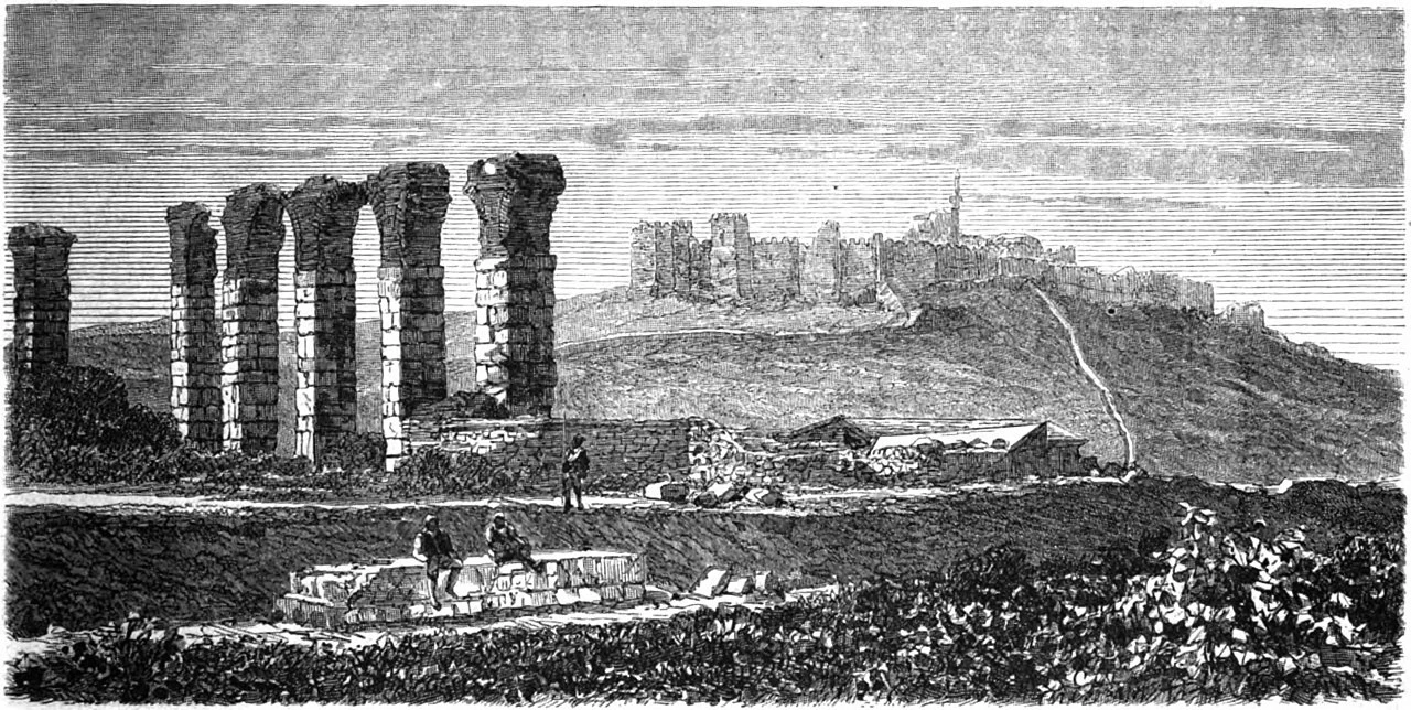 Le Tour du monde - Ayasuluk, Rovine del castello e acquedotti